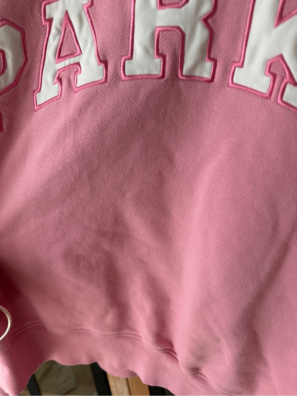 PARKE mock neck conch summerland collection varsity letters pullover heritage - Picture 6 of 8